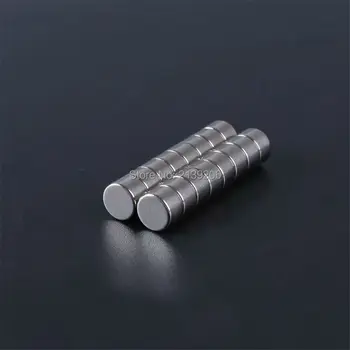 

100PCS D8mm*5mm pull force 1KG strong neodymium NdFeB permanent magnet