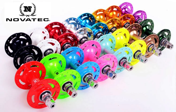 

original Novatec 32 hole 4 sealed bearings CNC aluminum alloy fixed gear bike front and rear hub
