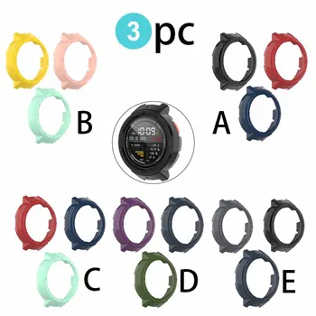 

HIPERDEAL 3PC Case Cover Shell PC Protective For Xiaomi Huami Amazfit Verge A1801 Watch Simple Soild Watch Series May22