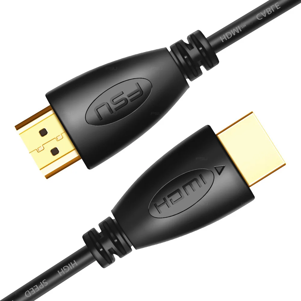 Высокоскоростной HDMI кабель позолоченный мужской поддержка 1080P 3D 0,5 м 1 м 1,5 м 2 м 3 м 5 м кабель для hdmi сплиттер HDTV компьютерный проектор