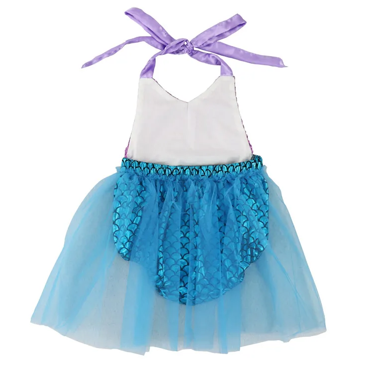 best Baby Bodysuits Baby Girls Sequins Tutu Summer Mermaid Baby Rompers One-Pieces Multi Color Toddler Baby Clothing Girl Rompers coloured baby bodysuits