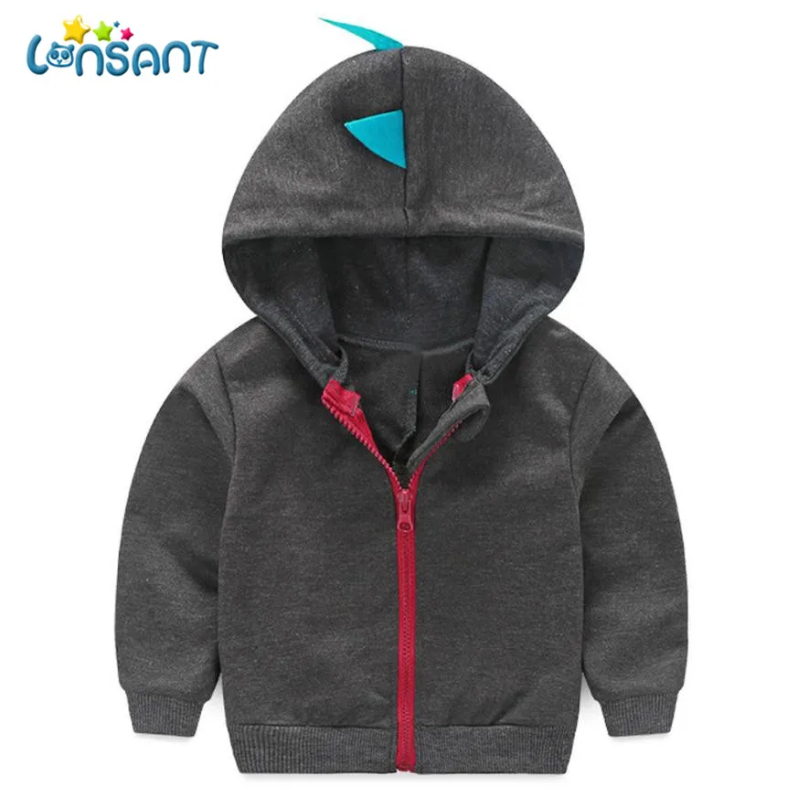 

LONSANT Jackets 2018 Baby Coat Hooded Zipper Tops Clothes Baby Girl Winter Clothes Kids Jacket Warm Clothes Dropshipping No9