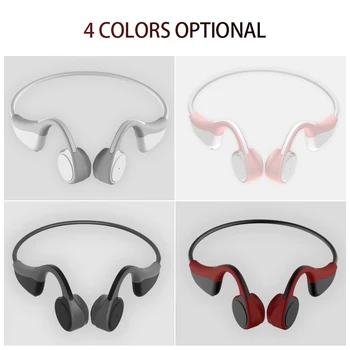 

Wireless Headphone Bone Conduction Bluetooth 5.0 Headset With Mic Help Deaf People Anti-sweat Design Sport Earphones Handsfree