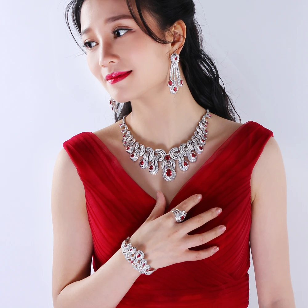 wedding 4pcs jewelry sets (15)