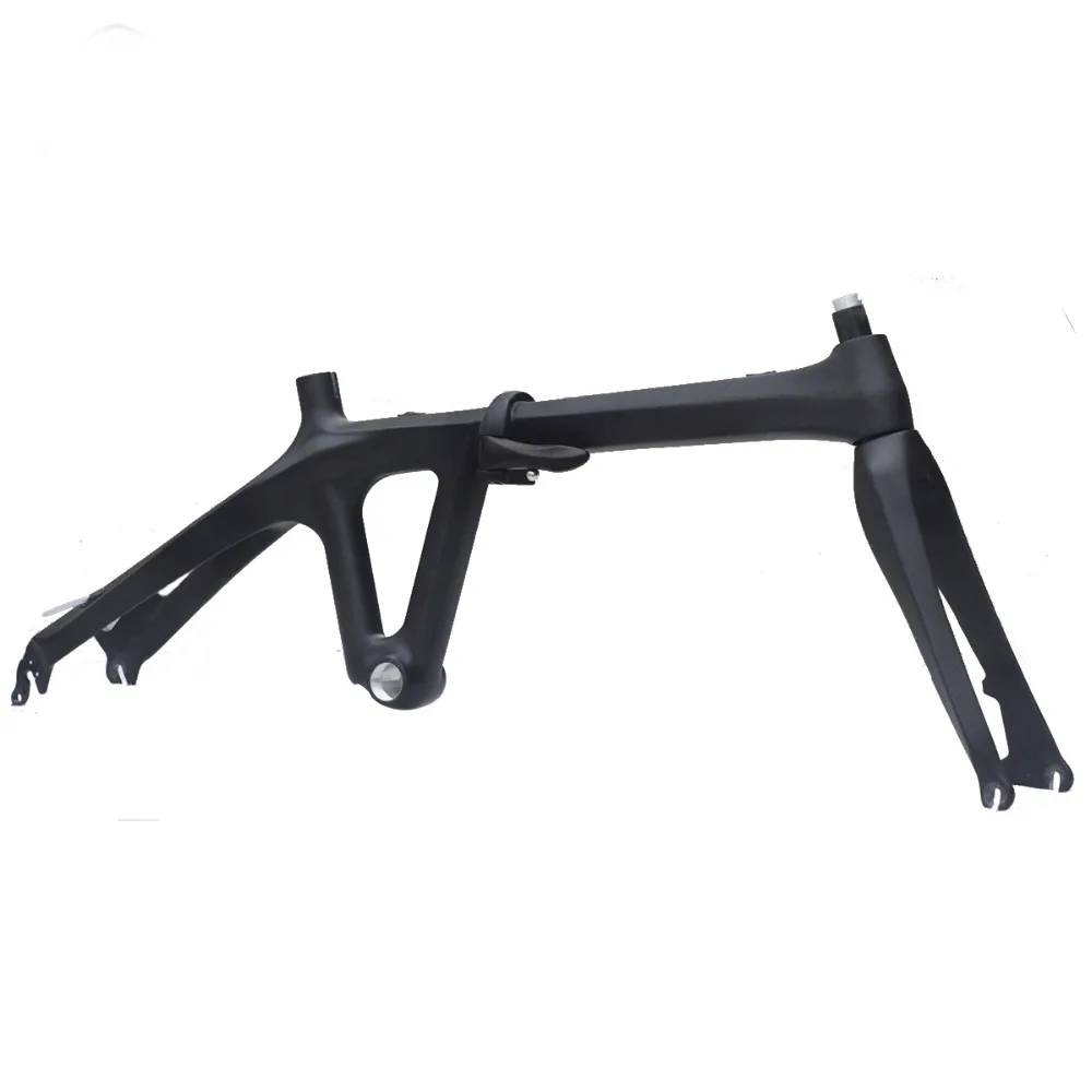 

Silverock Carbon Folding Frame Fork 20" 451 406 Foldable Bike Frameset Disc Brake Caliper Brake 20 1 1/8" Frames Forks Bicycle P