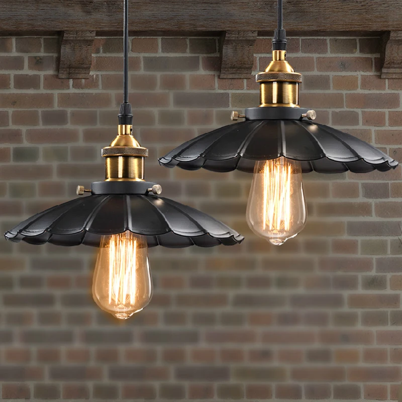

Dia 25cm E27 base Retro Umbrella Pendant Light Vintage Striped iron plate Pendant lamp Lustres Fixture for Restaurant Coffee Bar