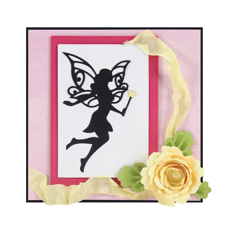 

GJCrafts beautiful elfin Metal Cutting Dies Scrapbooking For Card Making DIY Embossing Cuts New Craft Elf Little Fairy Element