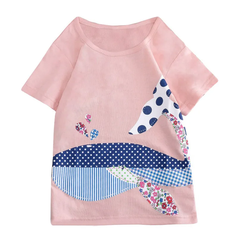 2019 new Toddler Kids Baby Boys Girls Clothes Short Sleeve Cartoon Tops T-Shirt Blouse fashion cute design #4m26 (13)