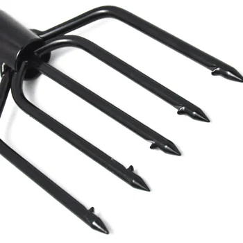 

Free Shipping Stainless Steel Fishing Spear Prong Harpoon Big 5 Fish Fork Fishing Ice Breaker Accessory Tackle Tools