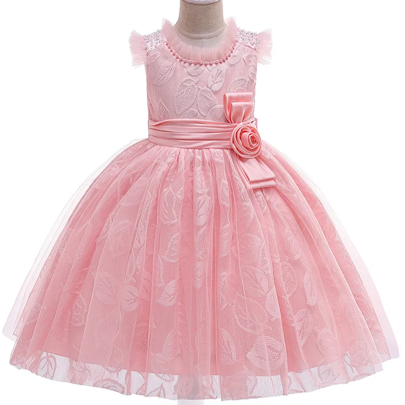 Нарядное платье для маленьких девочек; детское платье принцессы; Новинка года; одежда для маленьких девочек; платье на свадьбу, день рождения, Рождество; бальное платье