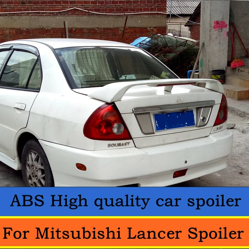 

For Lancer Spoiler High Quality ABS Material Car Rear Wing Primer Color Rear Spoiler For Mitsubishi Lancer Spoiler 2003-2009