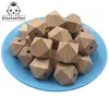 High quality Faceted beech Wood Bead,100pcs 10-20mm Unfinished Natural Geometric Figure Polygon Wooden Beads,For DIY Teether ► Photo 1/4