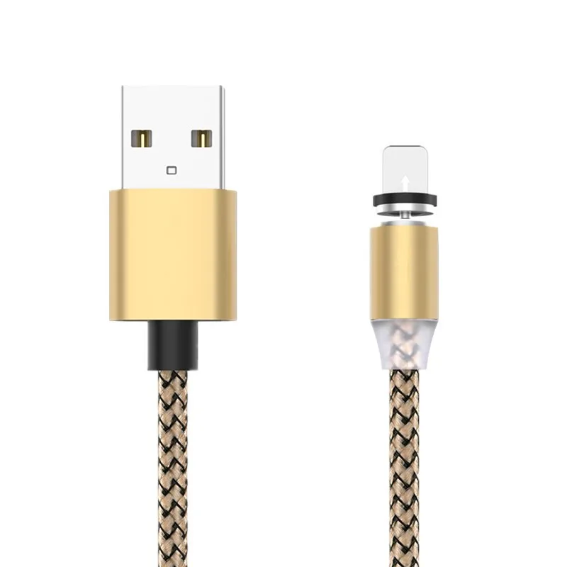 Магнитный Шнур Micro USB type-C с разъемом USB для зарядного устройства сотового телефона huawei, samsung, Xiaomi, Redmi, LG, Nokia, Asus, htc - Цвет: Золотой