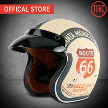 TORC T50 jet casco moto rcycle abierto máscara retro personalizada moto rbike casco clásico capacete moto casco DOT
