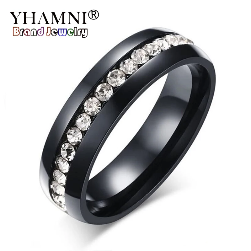 Buy YHAMNI Never Fade 100 Titanium Black Ring New