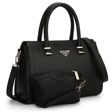 2015 Boston bag Korean fashion simple and elegant women handbag famous designer shoulder bag + Get a free Clutch Value for money