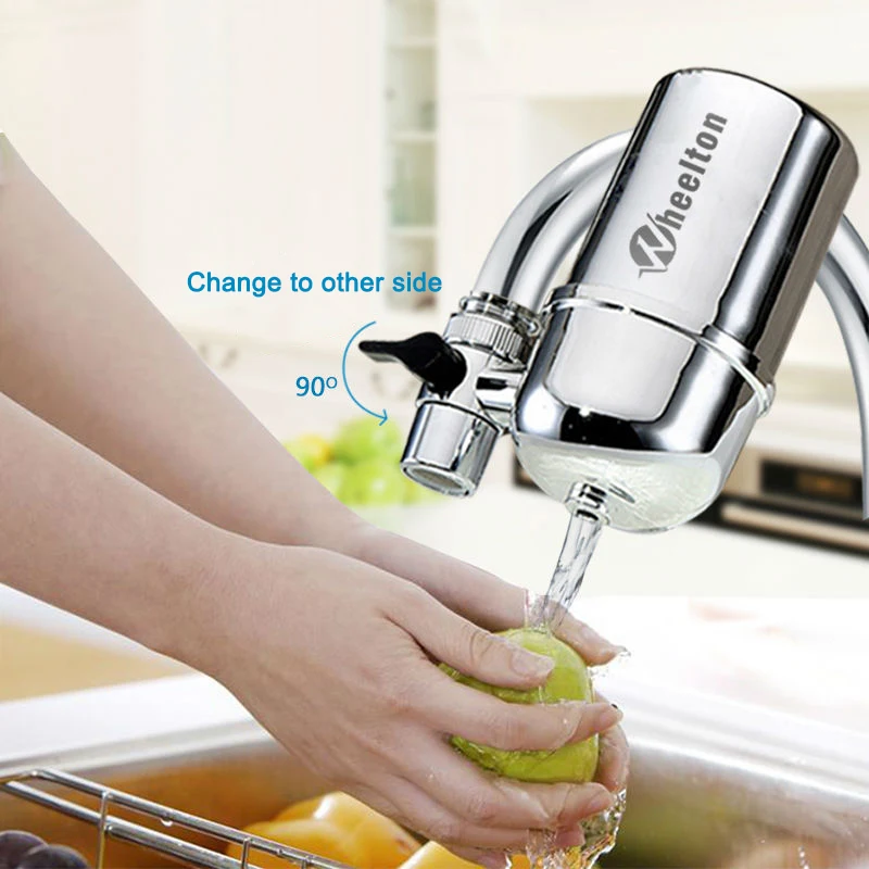 Wheelton Kitchen Water Filter Faucet(F-102-1E) Water Ionier Remove Water Contaminants Alkaline Water Ceramic Cartridge Purifier