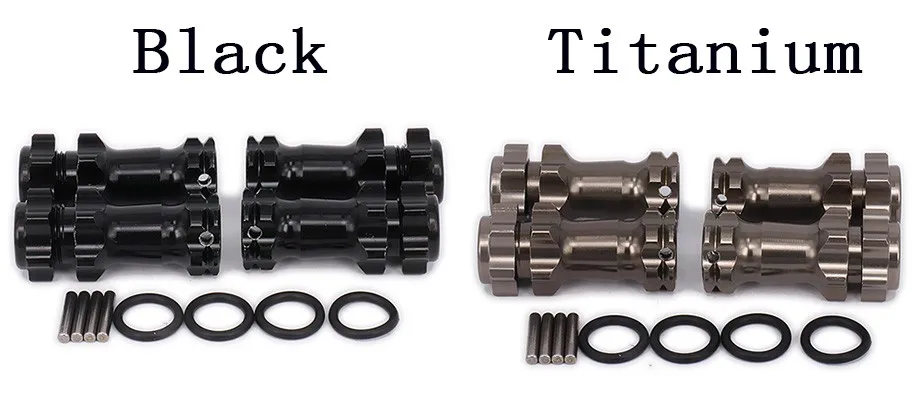 wheel hex hub 17mm 37mm extension Adapter 12mm anti-dust capx4 for 1.8 rc car (3)