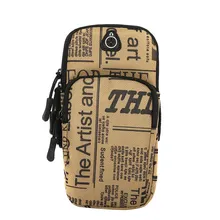 Спортивная нарукавная повязка для бега в спортзале нарукавная Сумка На Липучке Держатель Сумка для бега чехол для смартфона