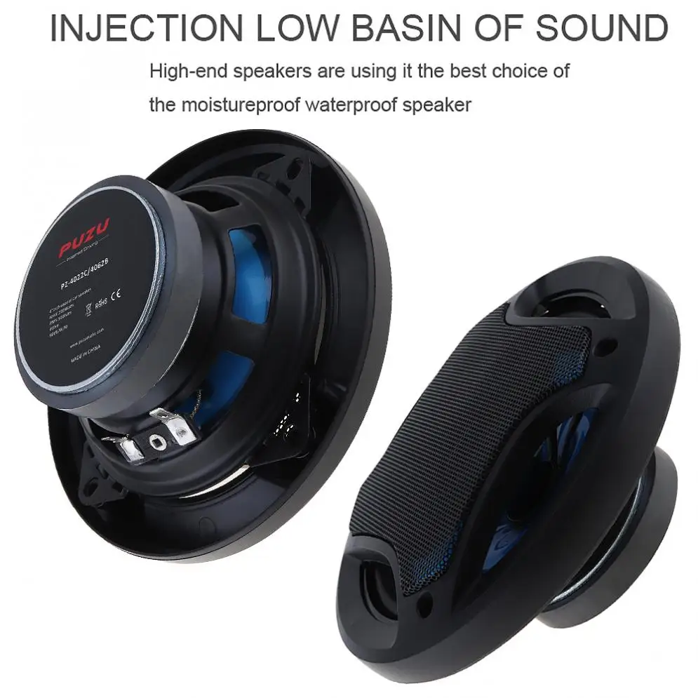 Car Tweeter Speakers 2pcs 4 Inch 3 Way 100W