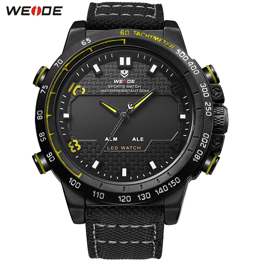 2018 Original WEIDE Man Fashion Army Sport Watch Men LED Dual Time Digital Quartz Watch Nylon Band Military Wristwatch Relogios 2018 Original WEIDE Man Fashion Army Sport Watch Men LED Dual Time Digital Quartz Watch Nylon Band Military Wristwatch Relogios