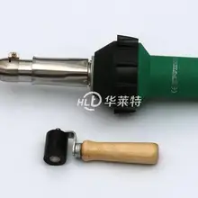 1600 Вт горячего воздуха пистолет пластиковая Сварочная горелка ПВХ пол сварщика промышленное сварочное оборудование с 20 мм плоское сопло+ 40 мм силиконовый ролик