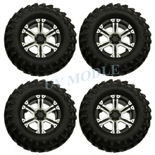 4 шт./лот 108 мм RC Гусеничный SCX10 Heavy Duty 1,9 колесные диски литые диски с резиновые шины#3