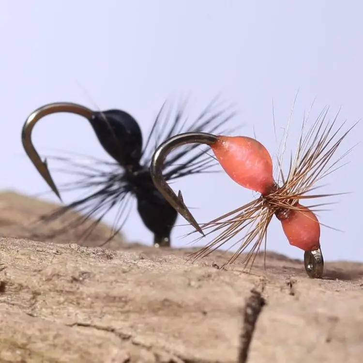 12 hook hand tied resin ant fly fishing lure fishing flies mwb002in Fishing Lures from Sports