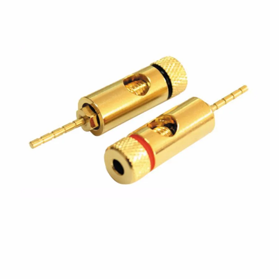 20 copper Speaker Cable Pin Connectors for 4mm Banana Plugs To Pin