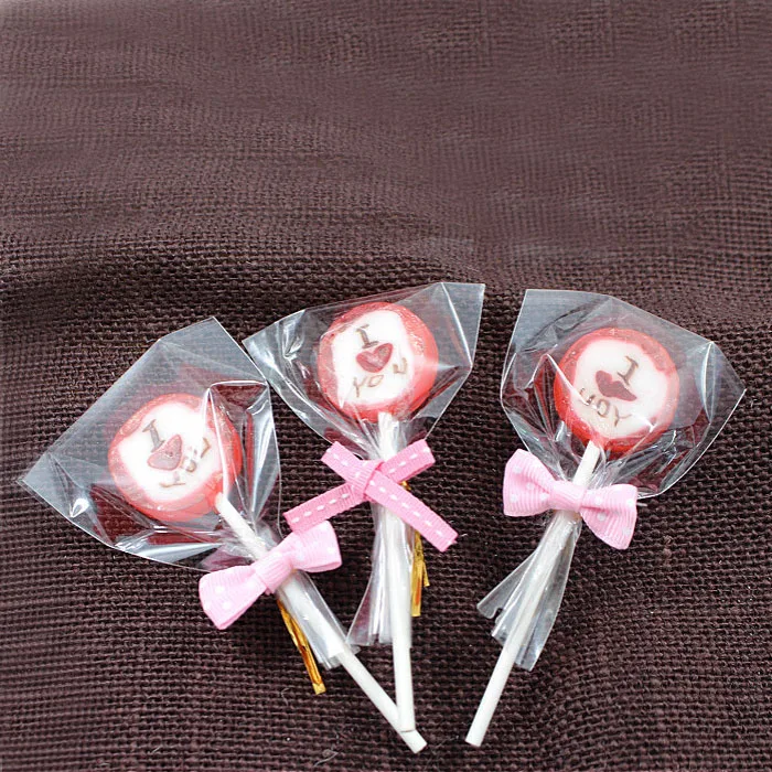 Candy birthday cookie bags plastic cellophane lollipops 100pcs sweets packaging cookies clear cake wedding 100Pcs Clear Sweets Cookies Lollipops Cake Cellophane Bags Packaging Candy Cookie Plastic New