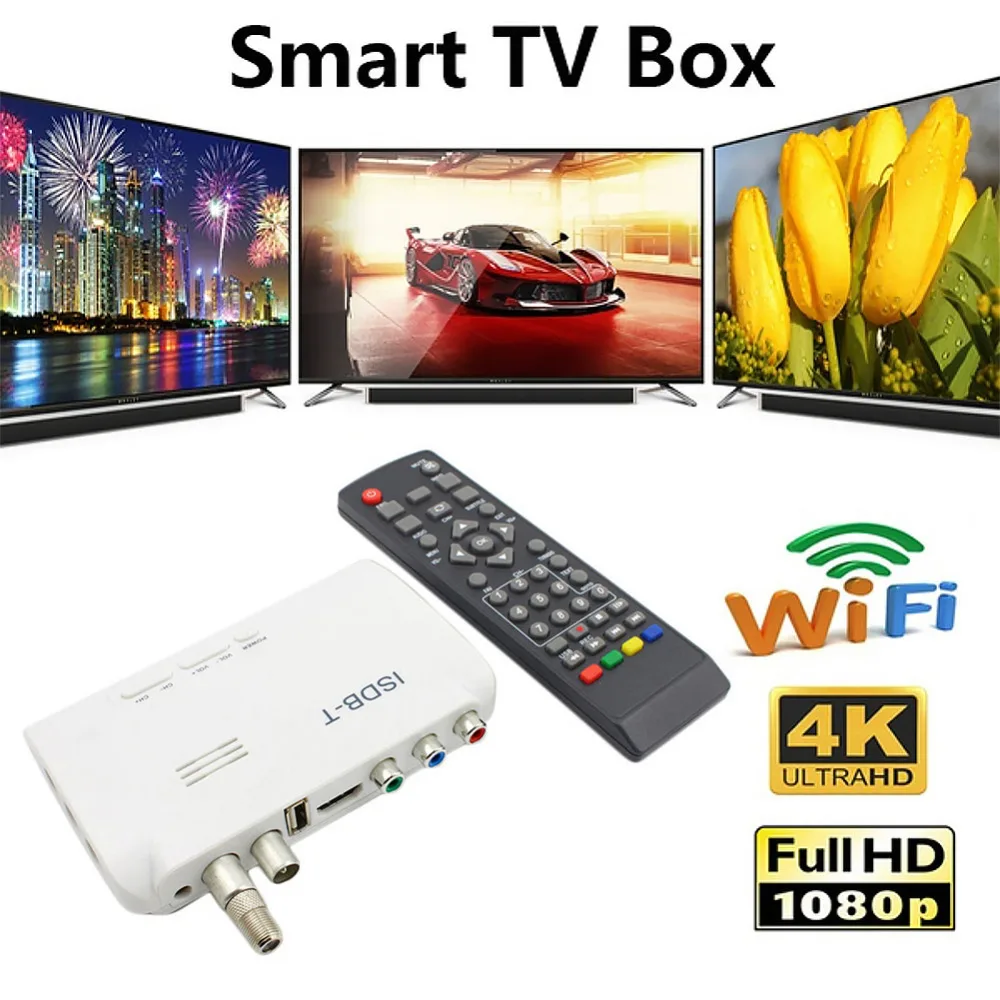 ISDB T Ground Digital Adapter Satellite TV Receiver 1080P ISDB C HDMI Digital TV Tuner Receptor