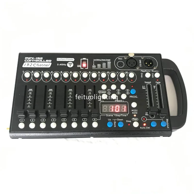 

50Pack Battery Wireless Mini Controller 192 dmx Controller DMX-512 Moving head led par