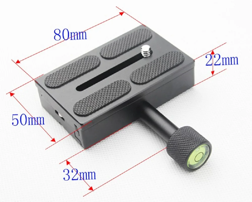 K80 Universal Arca SWISS Clamp & QR Quick Release Plate Support Mount