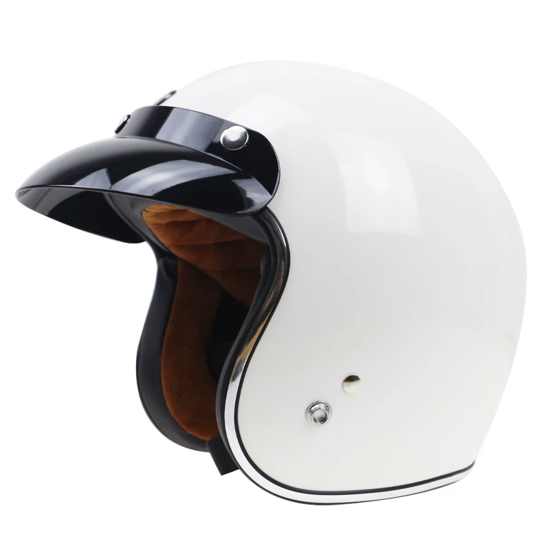 Мотоциклетный шлем TORC 3/4 с открытым лицом, мотоциклетный шлем в горошек, утвержденный реактивный стиль, шлем безопасности, шлем для гонщика - Цвет: 10
