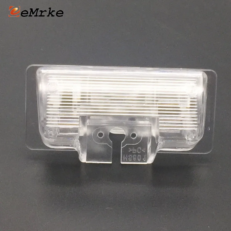 

EEMRKE Car Rear View Camera Bracket License Plate Lights Housing Mount for Nissan Altima L33 / Teana J32 L33R J31