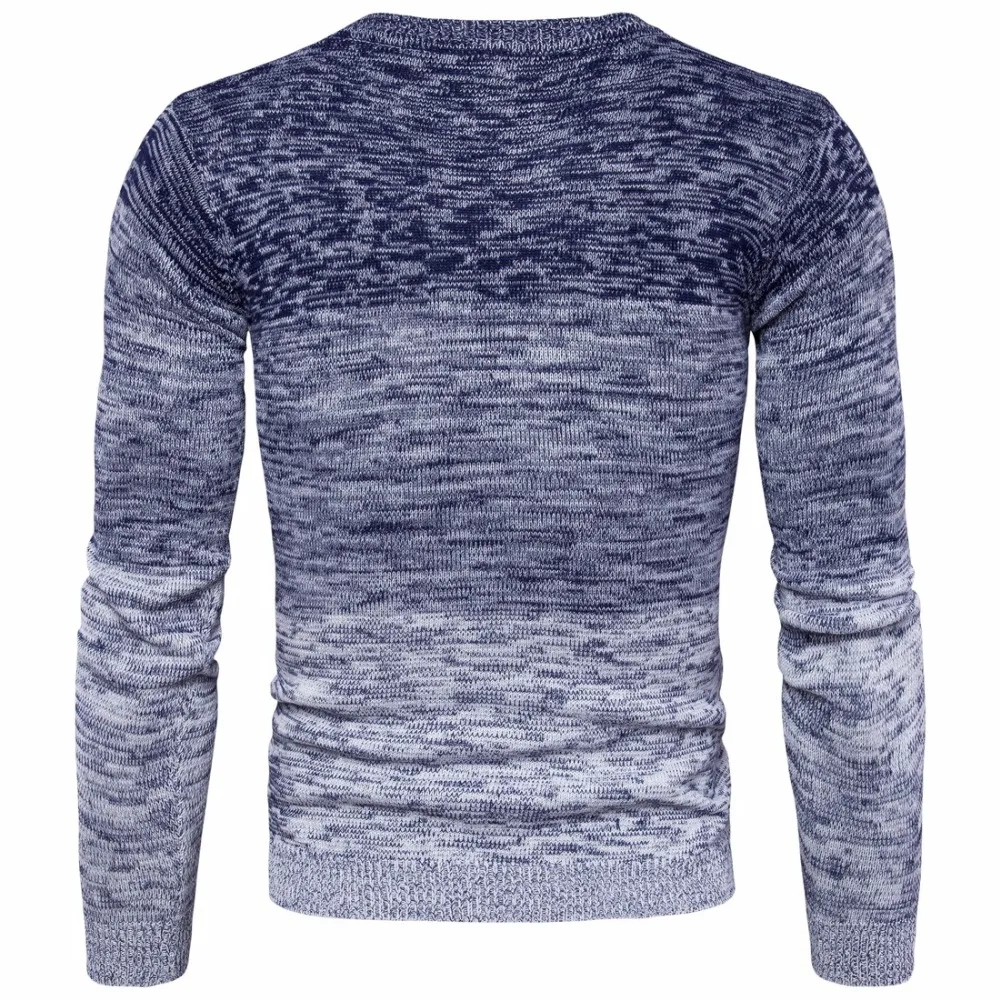 Мужской теплый свитер с круглым вырезом плюс размер Модный мужской пуловер с длинными рукавами свитер для мужчин M-3XL осенне-зимняя одежда