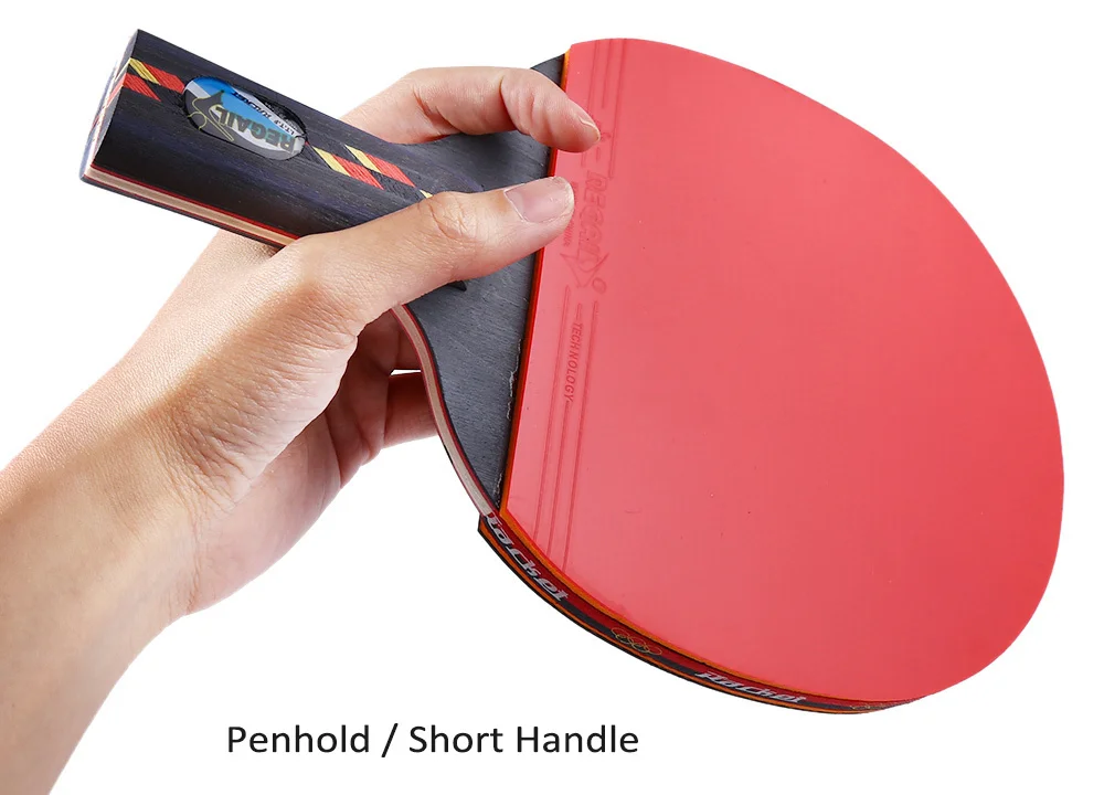 REGAIL D003 Table Tennis Ping Pong Racket One Short Handle Paddle Bat with Ball