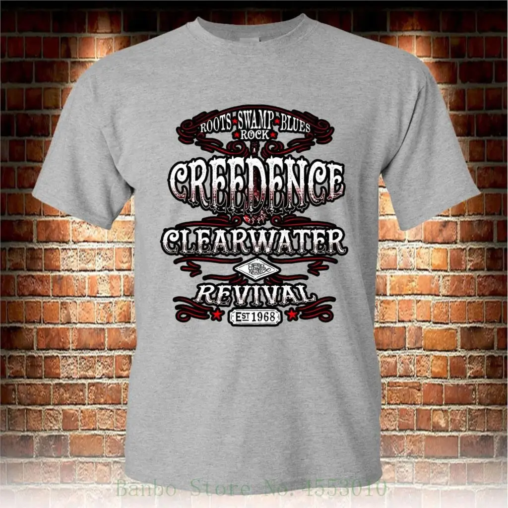 Creedence Clearwater Revival Ccr рок-группа серая футболка S до 3xl подарок больше размеров и