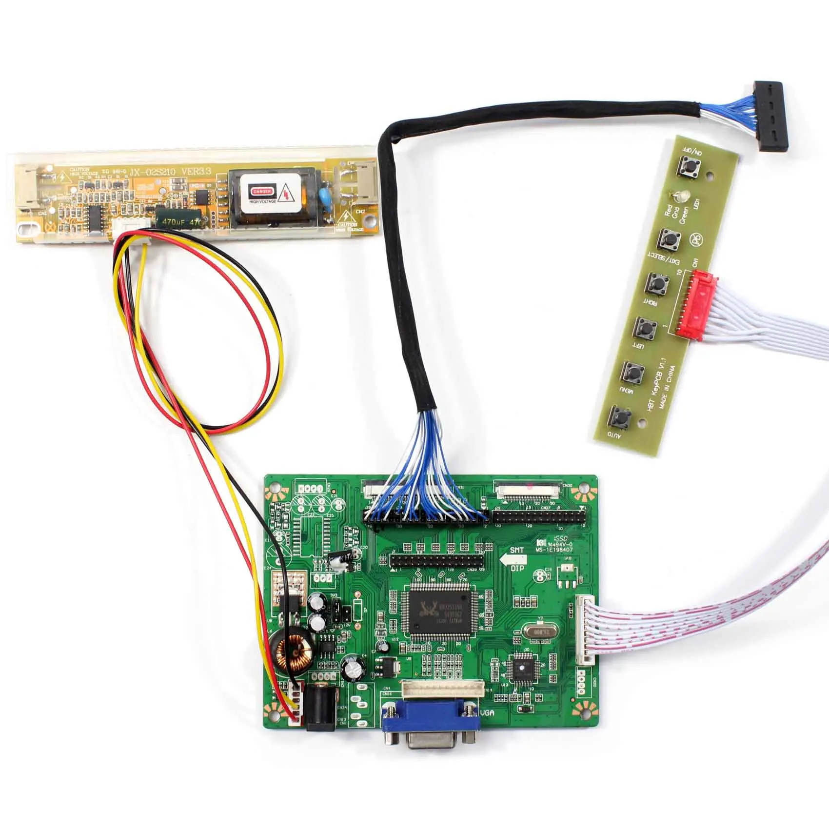 HDMI+DVI+VGA+Audio A2 TL LCD Screen Inverter lvds Board Kit for LP121WX1 TLA2 