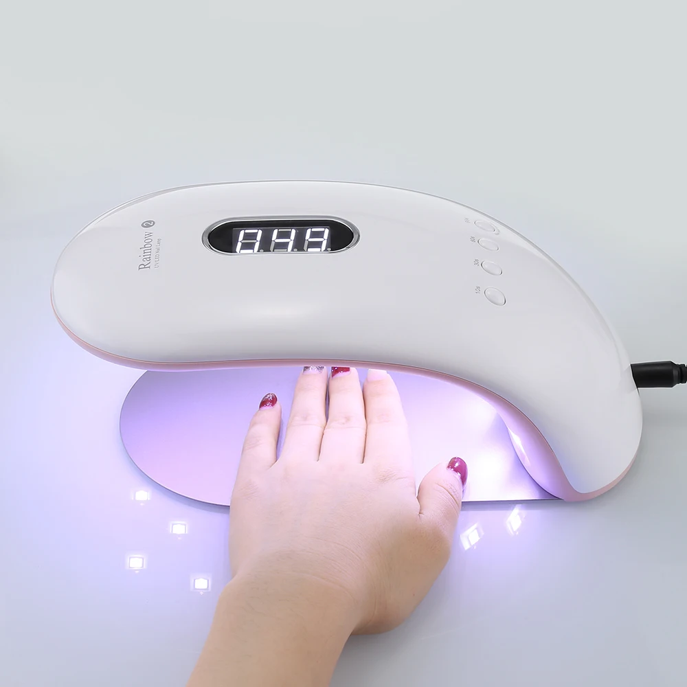 

Rainbow2 24/36W LED/UV Nail Dryer Lamp Gel Polish Curing Lamp with Automatic Sensor For Electric Manicure Drill