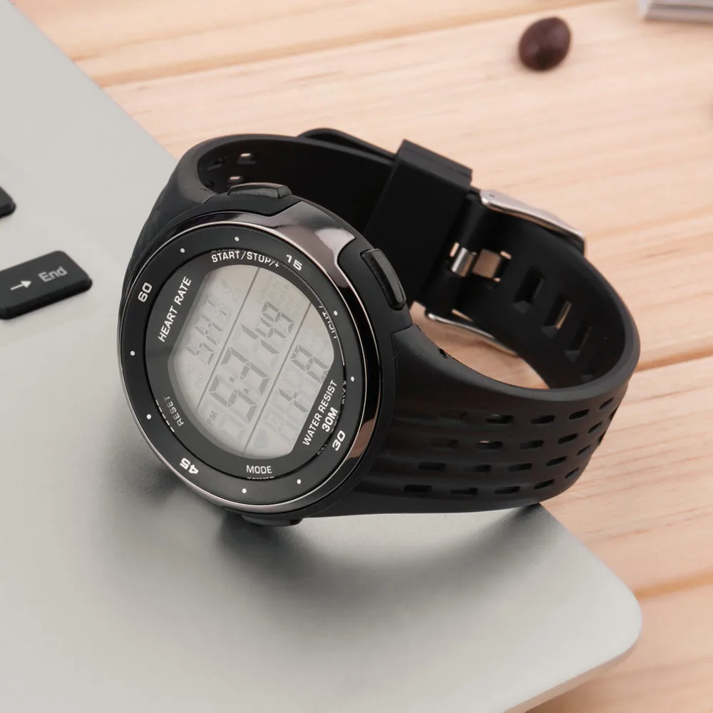 1 шт. наружные спортивные часы беспроводной нагрудный ремень пульсометр часы P3144 modelsest Лидер продаж