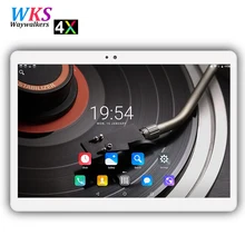 Free shipping 10 inch 4G LTE tablet pc 10 core Android 7.0 RAM 4GB ROM 64GB wifi Bluetooth 2.5D screen 1920*1200 IPS tablets pcs