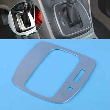 

DWCX Silver ABS Chrome Plated Gear Shift Panel Frame Cover Trim Car Accessories Fit For Ford Escape Kuga 2013 2014 2015 2016