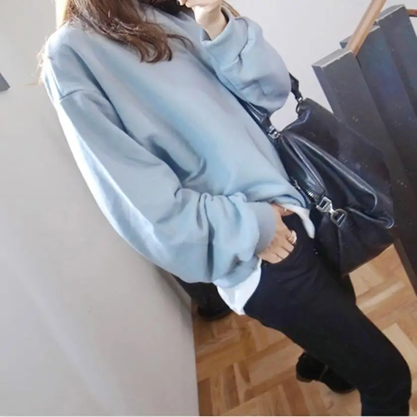 Свитер женский с длинным рукавом|moleton feminino inverno|plus size sweatshirtsweatshirt long |