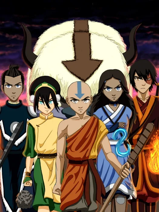 Avatar The Last Airbender Cartoon Anime Art Silk Poster 12x18 24x36