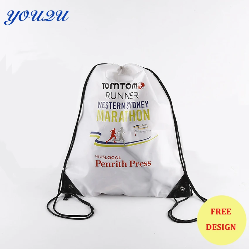 

Factory manufacture custom polyester cinch bag