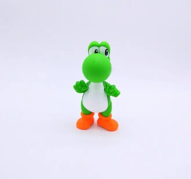 18 шт./компл. Super Mario Bros "-2,5" Йоши динозавр рисунок игрушка Супер Марио Луиджи фигурку ПВХ детская игрушка, подарок на день рождения, рождественский подарок - Цвет: E