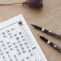 3 Pcs Calligraphy Pens Set Japan Material Brush for Signature Chinese Calligraphy Learning Art Marker School Stationery Supplies 2