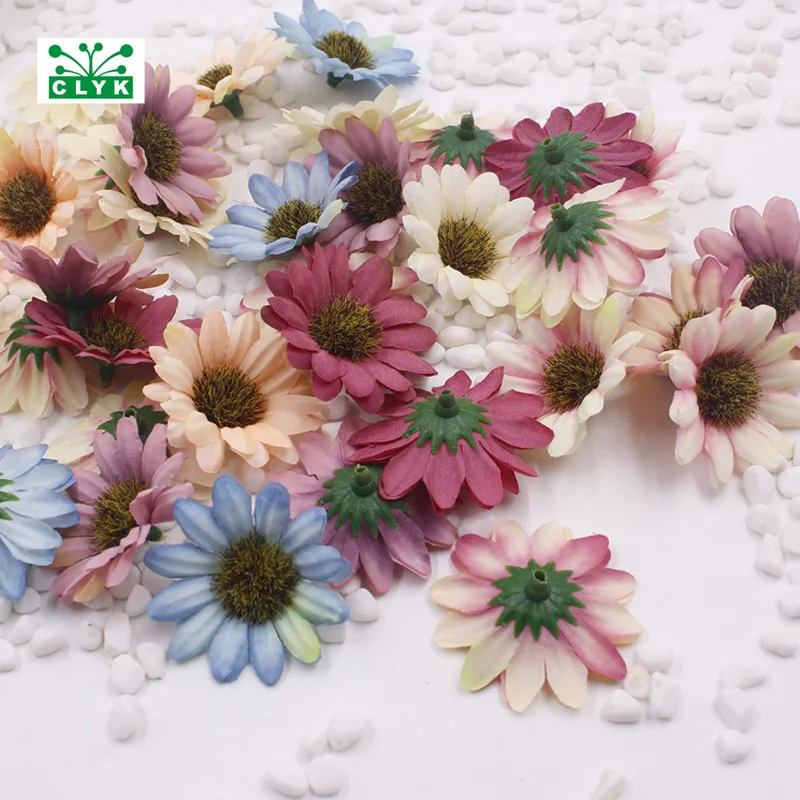

Artificial flower daisy DIY Cake / artificial flower garlands/Home Garden wedding centerpieces 5pcs/ 4.5cm