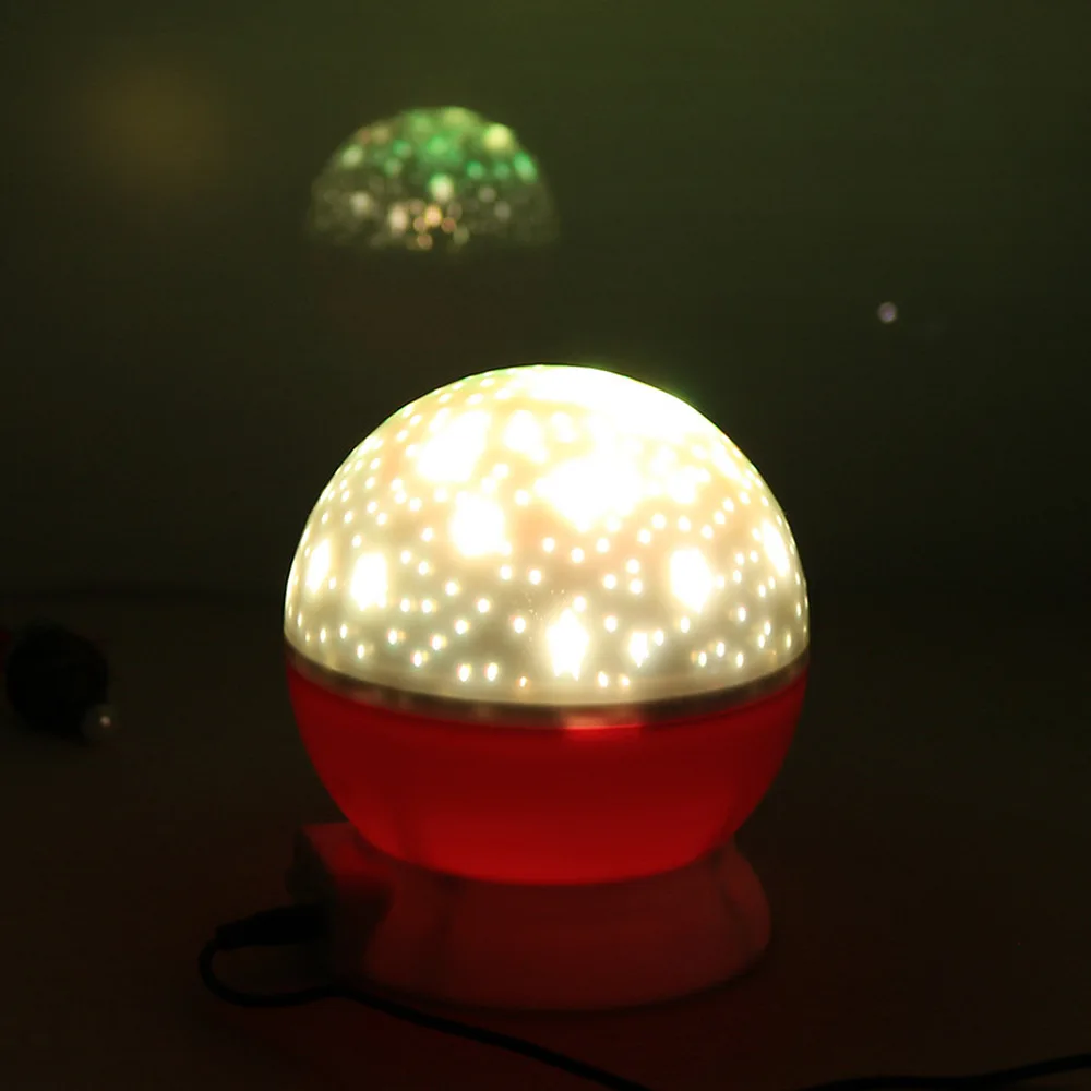 Светодиодный светильник с цветным поворотом и романтическим рисунком звездного неба, проекционный светильник с зарядкой от usb, фантазийный светильник для сна, декор для комнаты, детские игрушки